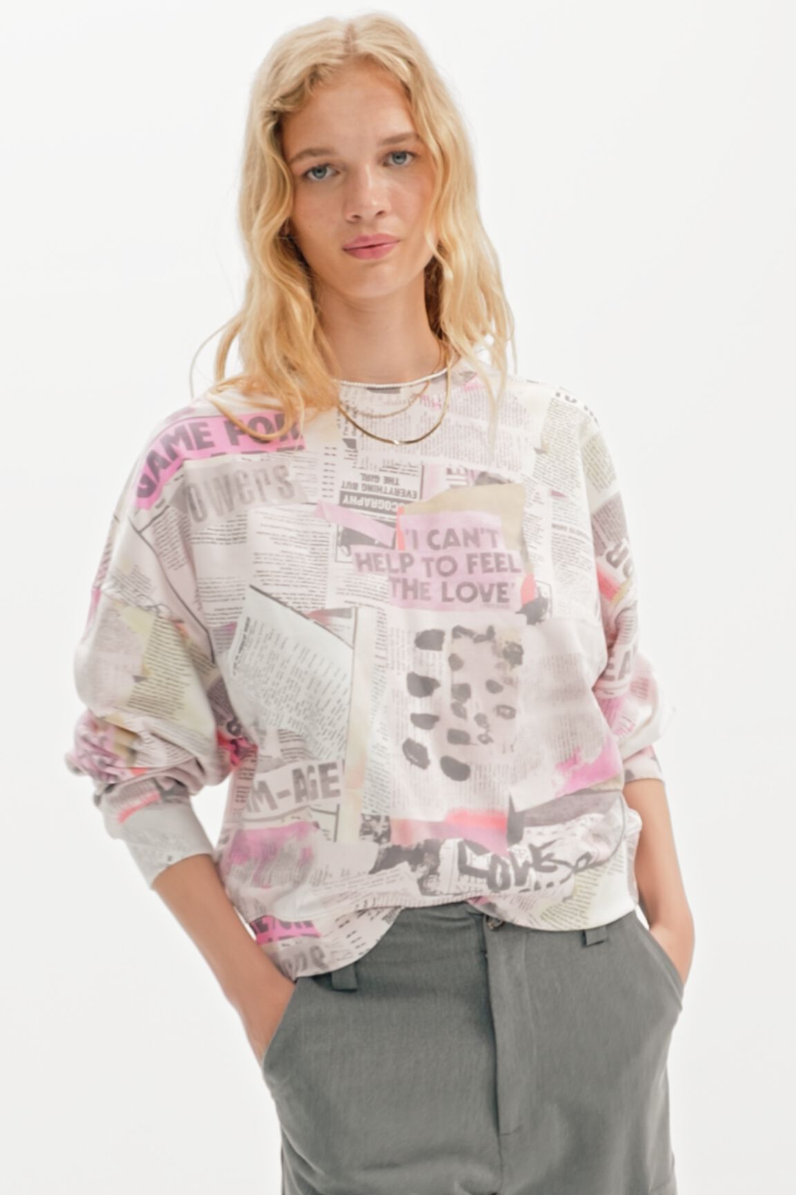 Sweat-shirt oversize journal