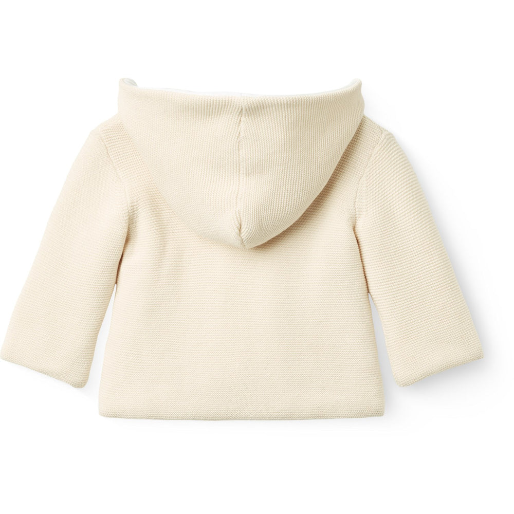 Køb COPENHAGEN COLORS Cream W Beige Bomuld Baby Jakke W. Hætte