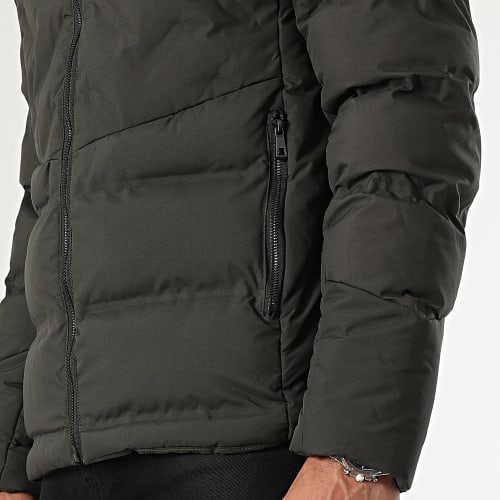 Doudoune Capuche Vert Kaki