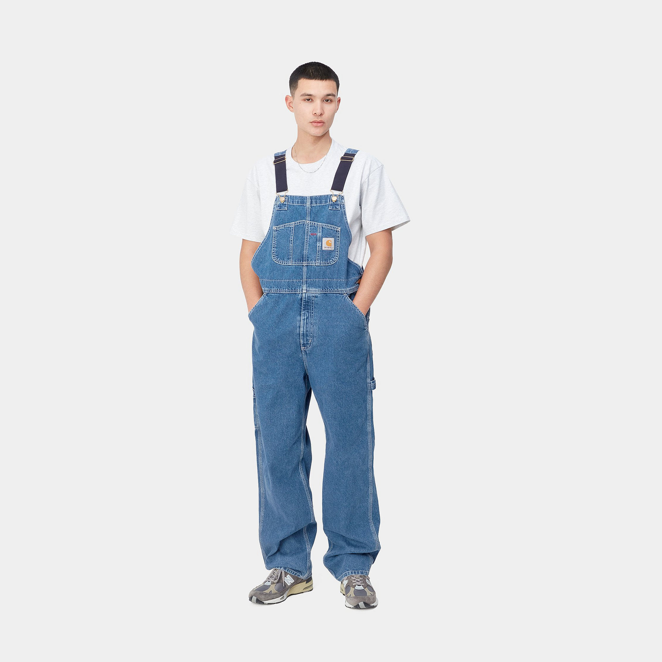 Carhartt WIP Bib Overall Denim Blue Stone Washed
