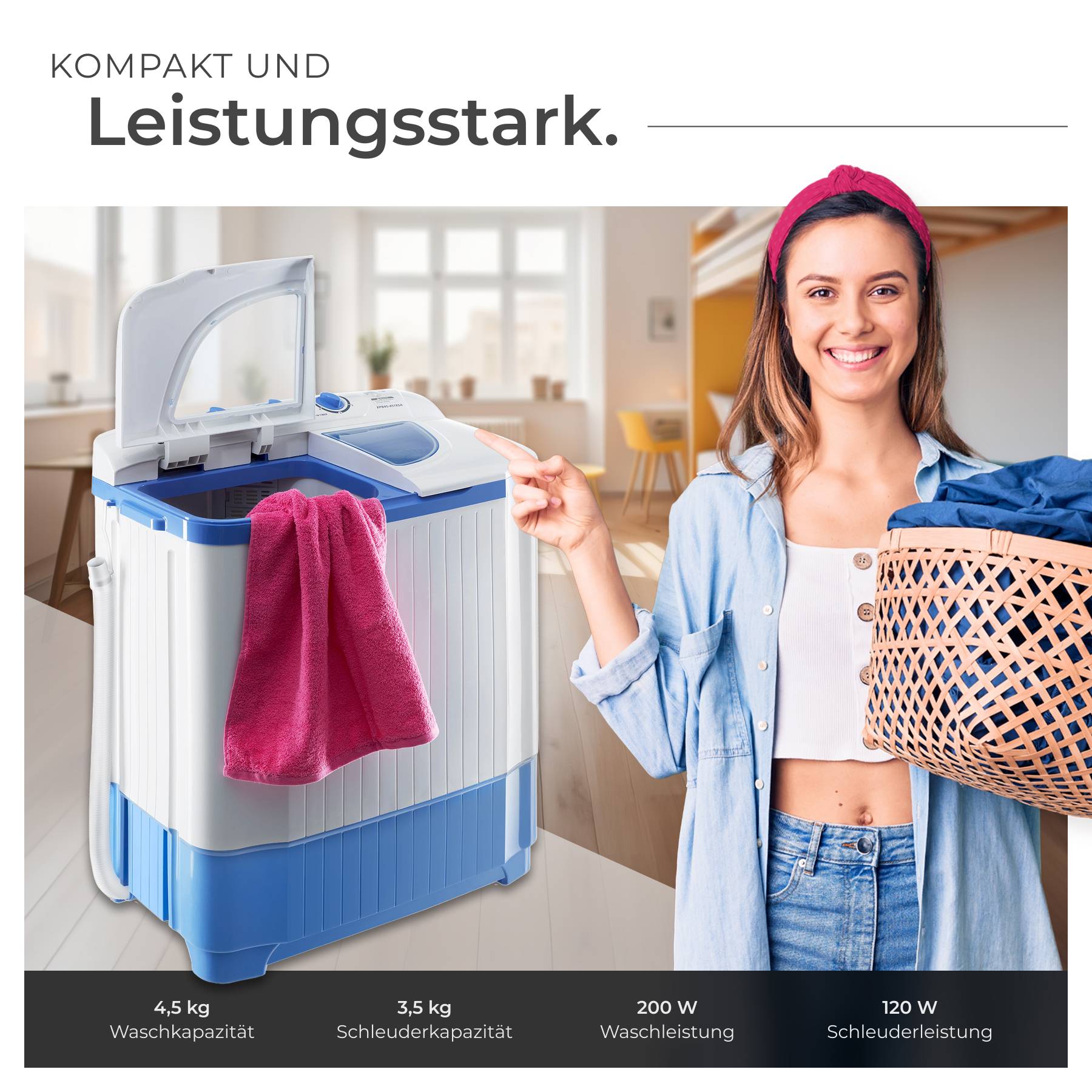 Mini-Waschmaschine