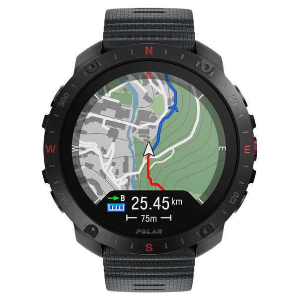 Polar Grit X2 Pro Sporthorloge Zwart/Zwart S-L