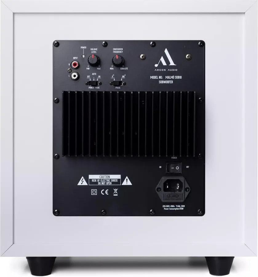 Argon Audio Malmö Sub 10 Blanc Caissons de basses