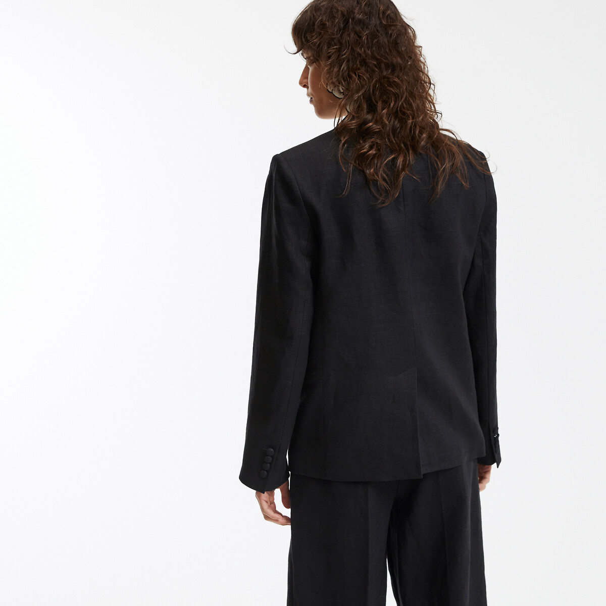 COLEÇÕES LA REDOUTE<br>Losvallende gekruiste blazer, Assinatura ISEULTT