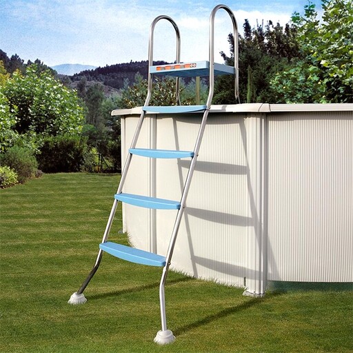 Escadas para piscinas acima do solo