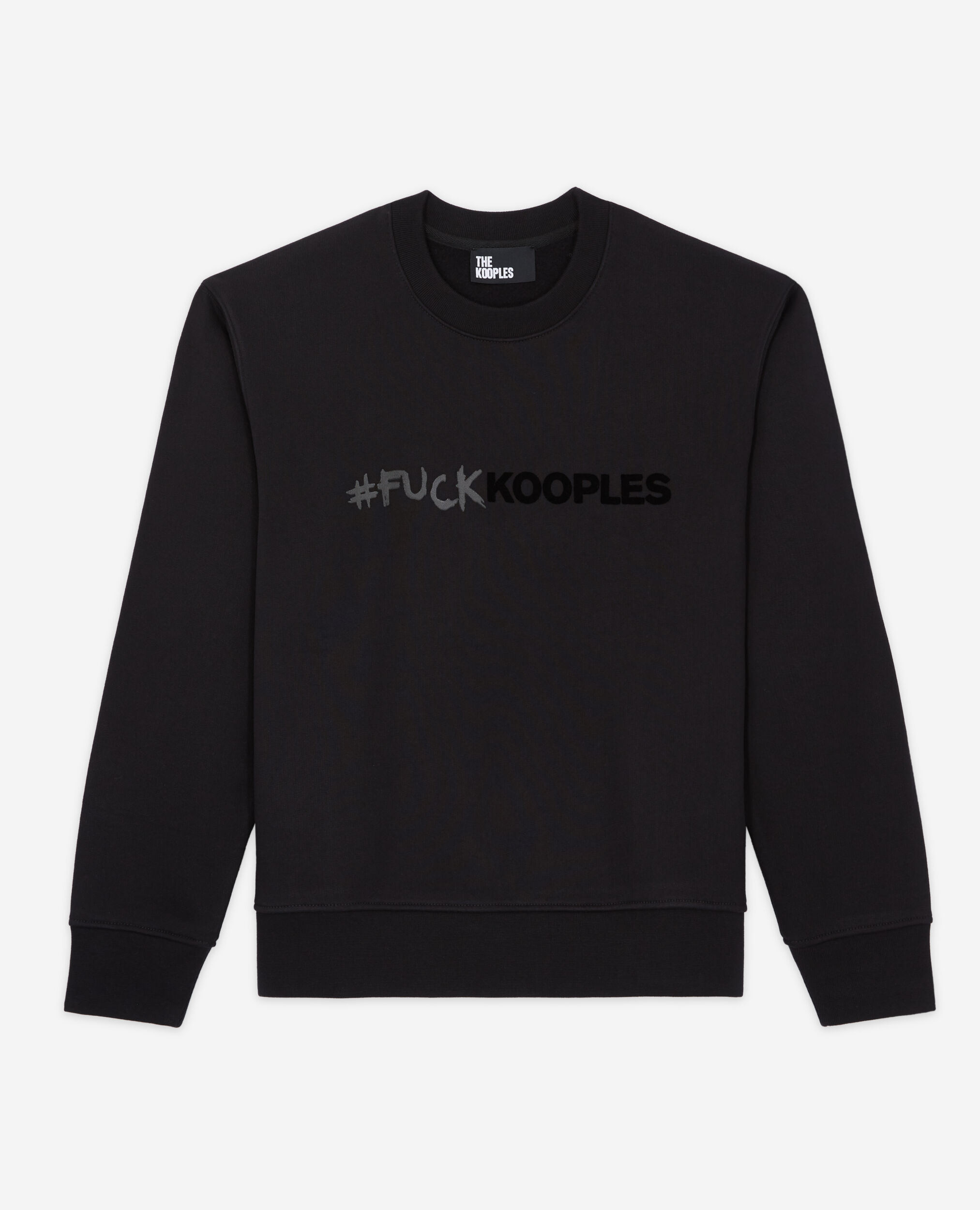 Sweatshirt logo noir