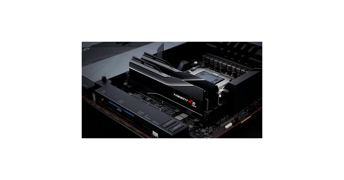 G.Skill64 GB DDR5-6000 Kit werkgeheugen  (Zwart, F5-6000J3040G32GX2-T, Trident Z5 NEO, AMD EXPO)