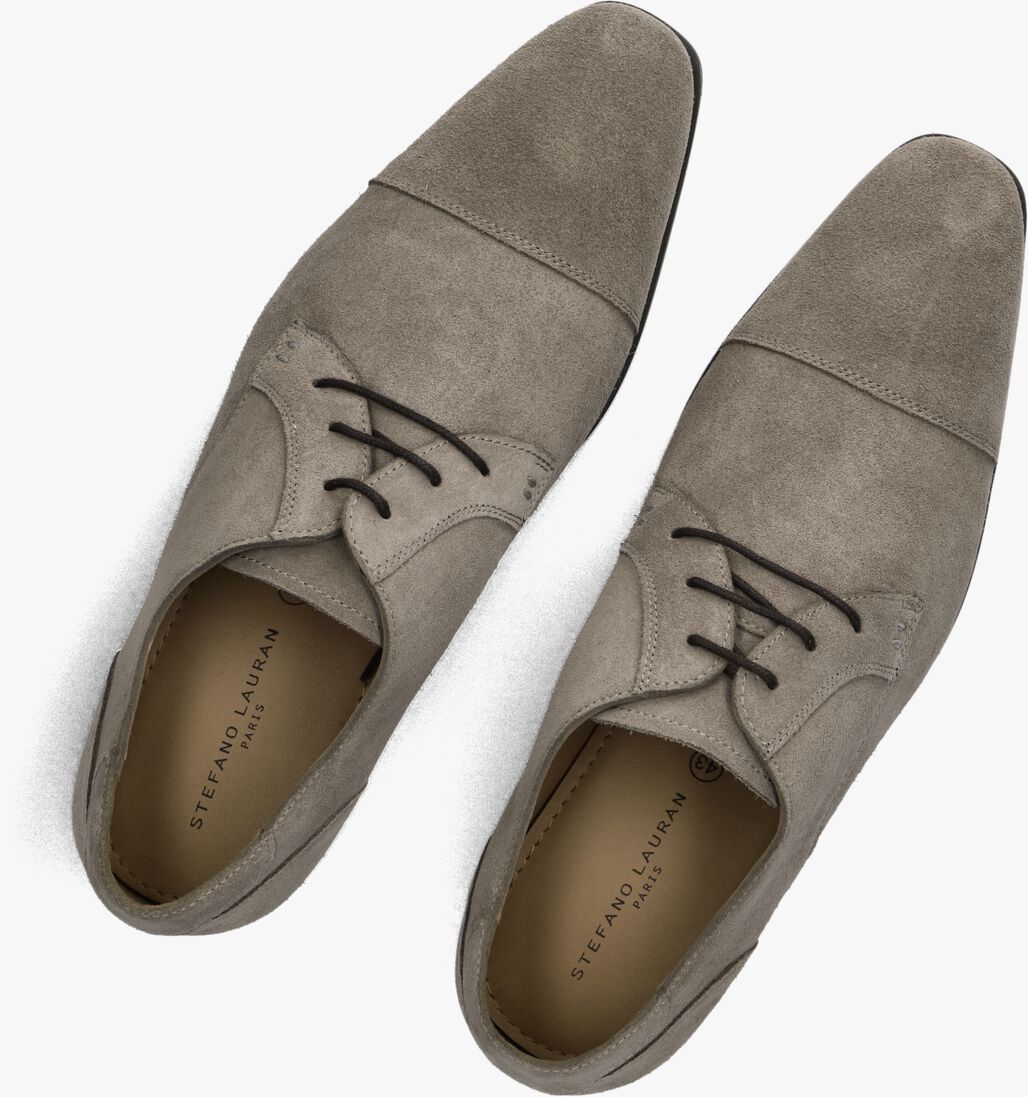 beige stefano lauran nette schoenen stefano lauran veter
