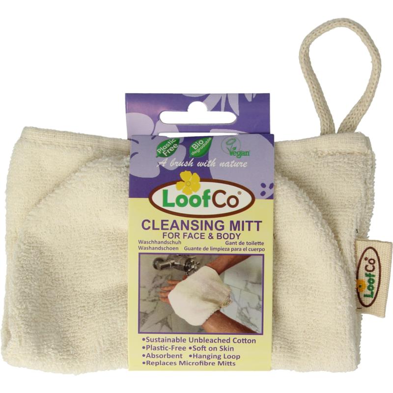 Loofco Washandje Ongebleekt Katoen Bio (1 stuk)