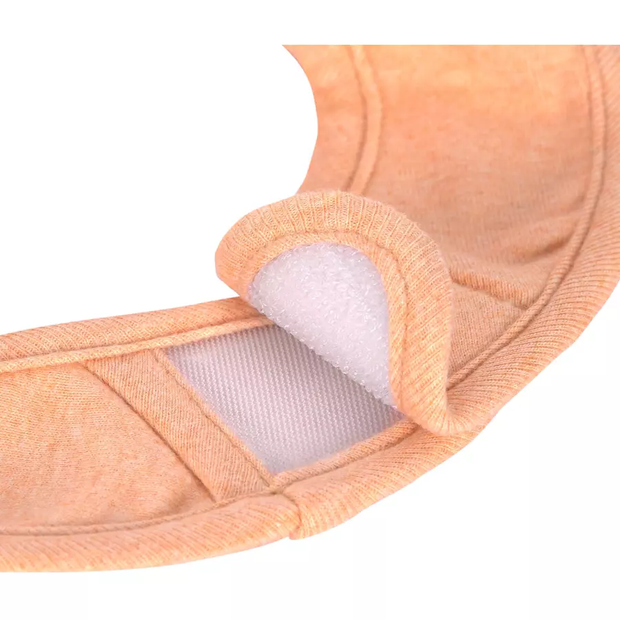 Lässig Lätzchen für Neugeborene 3er Set Apricot hellgrau beige
