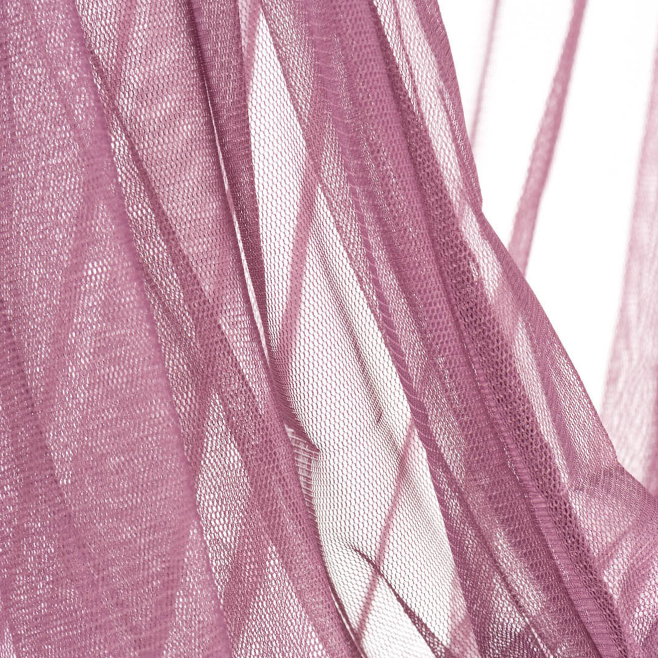 En Fil d'Indienne Voilage Tulle violette - 120x300 cm