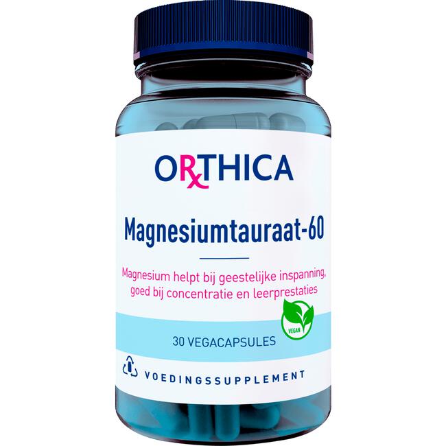 Orthica magnesium tauraat 30 vegan caps