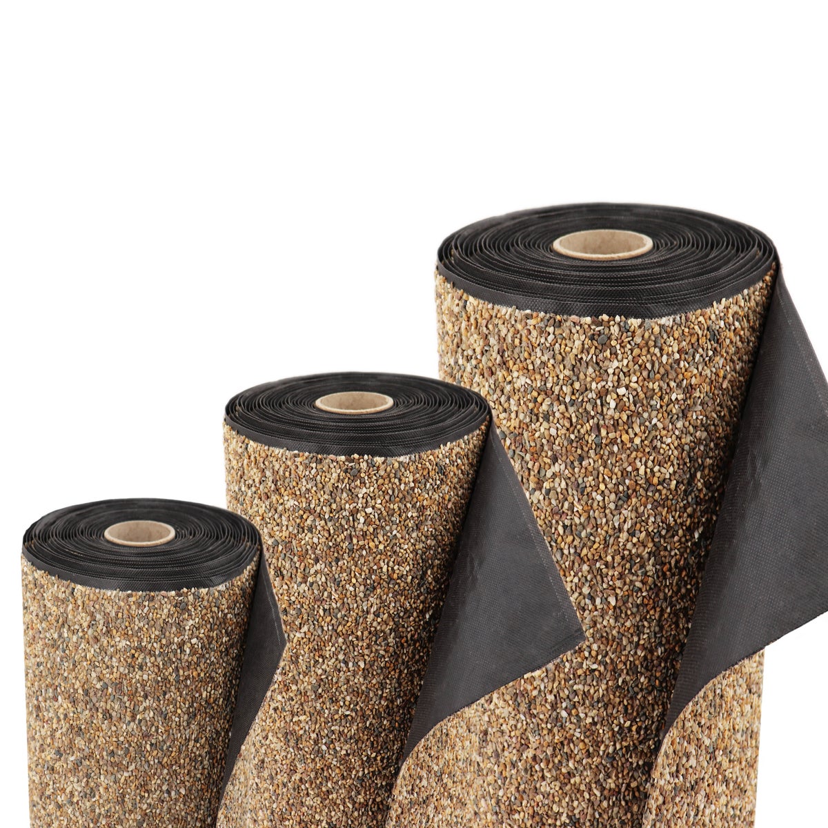 Steeneffectfolie 1m x 0,6m breed Voor beekoevers, vijverfolie, vijverfolie, zandkleurig