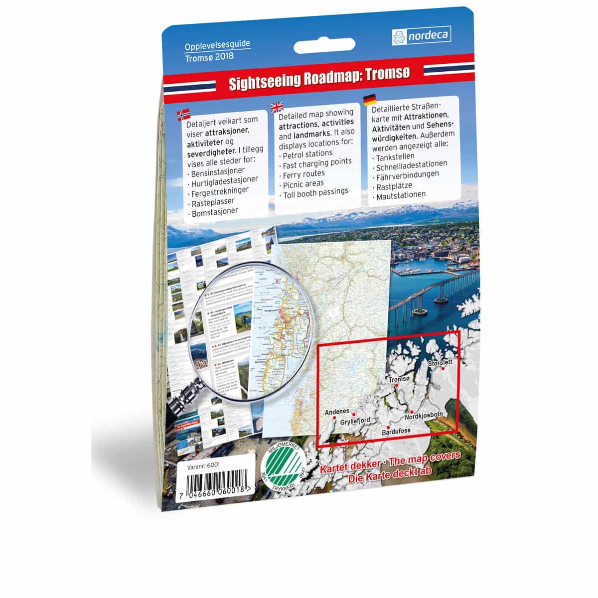 Nordeca Opplevelsesguide 1:250 000 Opplevelsesguider