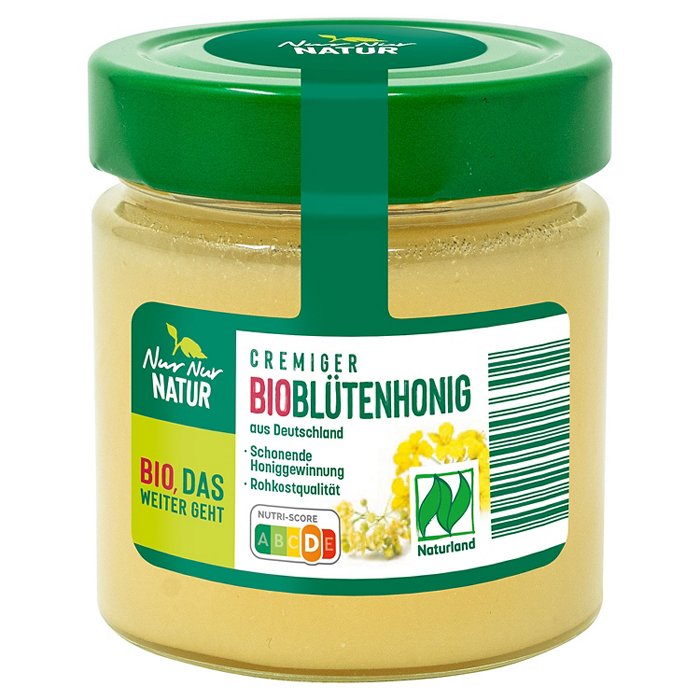 NUR NUR NATUR Deutscher Bio-Blütenhonig 250 g