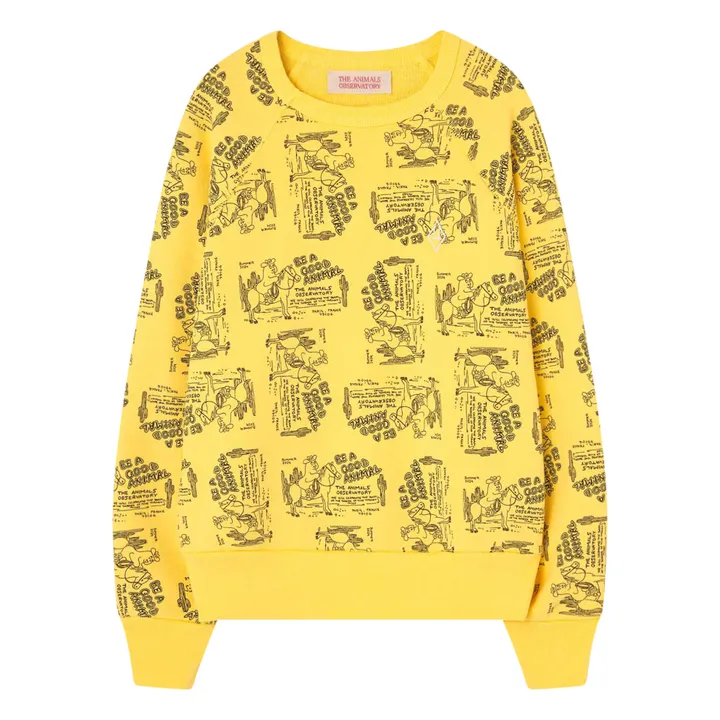 The Animals Observatory Sweat Shark Fantôme | Jaune