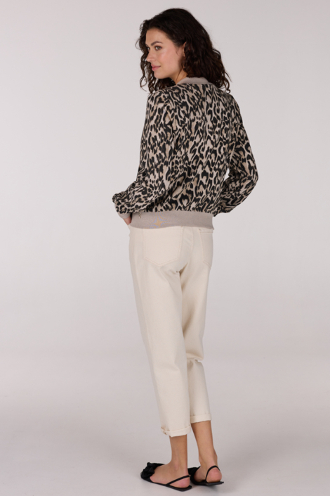 Juffrouw Jansen beige dames jas