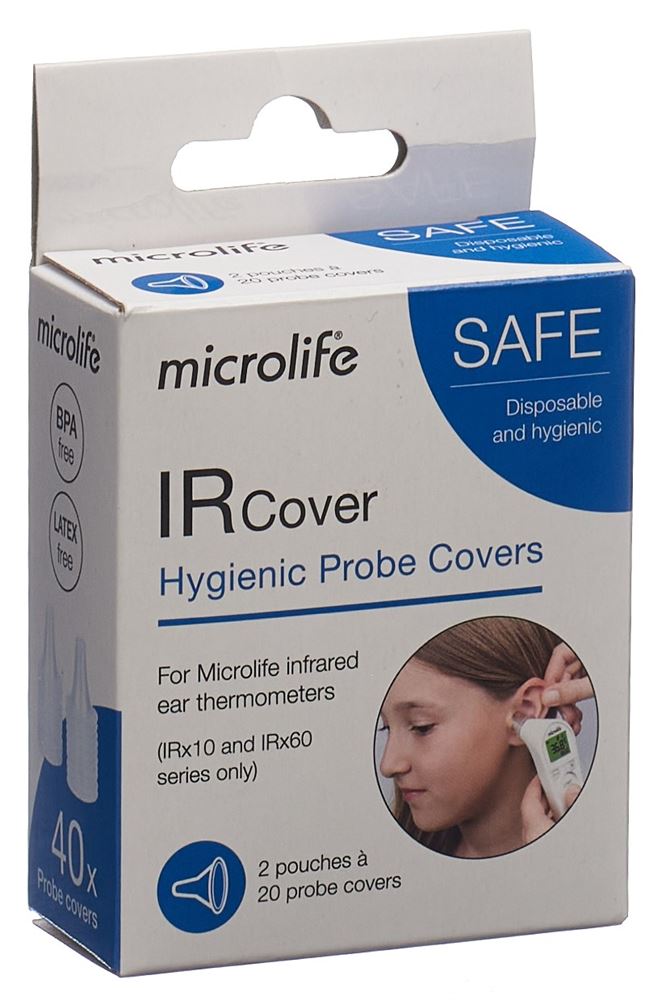 Microlife Ersatzschutzkappen IR 210 40 Stk