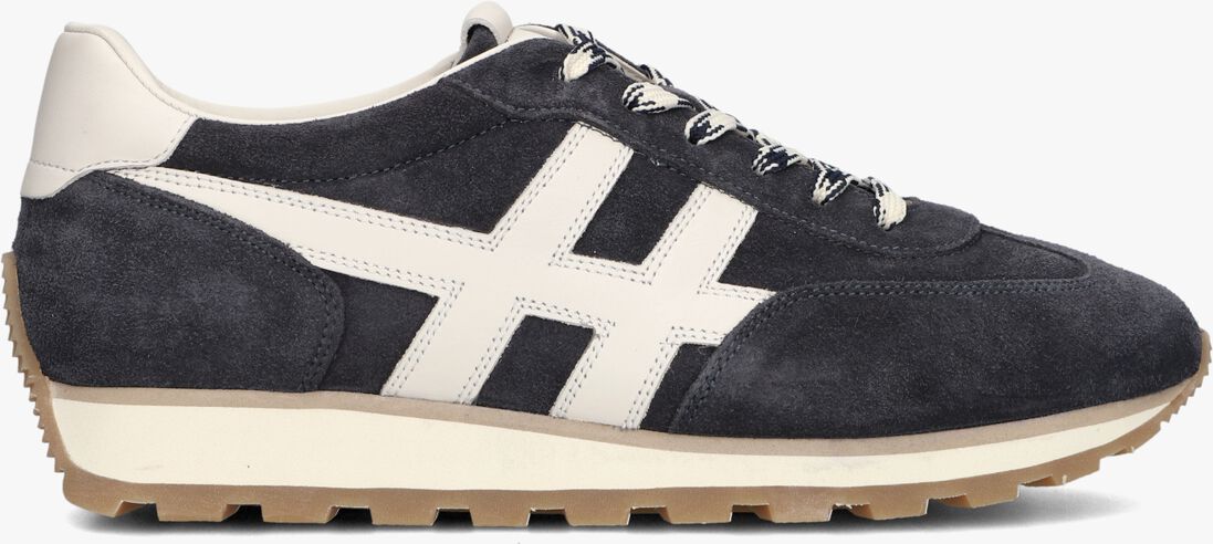 blauwe hogan lage sneakers h701 allacciato h