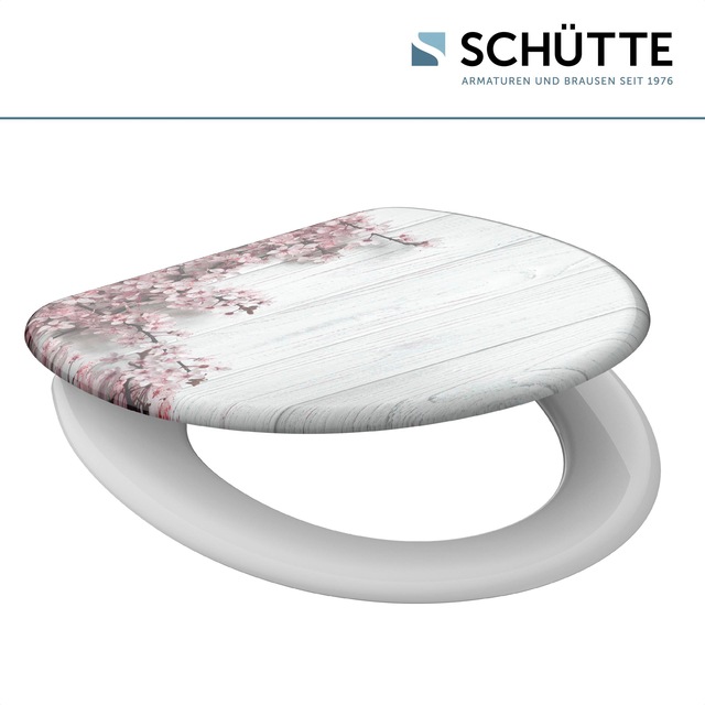Schütte WC-Sitz »Flowers&Wood« Duroplast, Absenkautomatik, Motivdruck