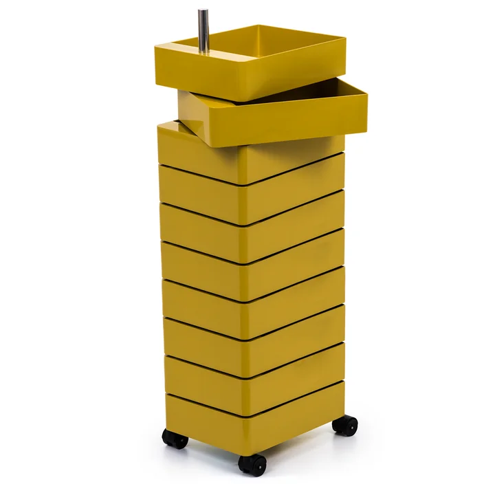 Magis - 360° Container 10 Fächer, gelb