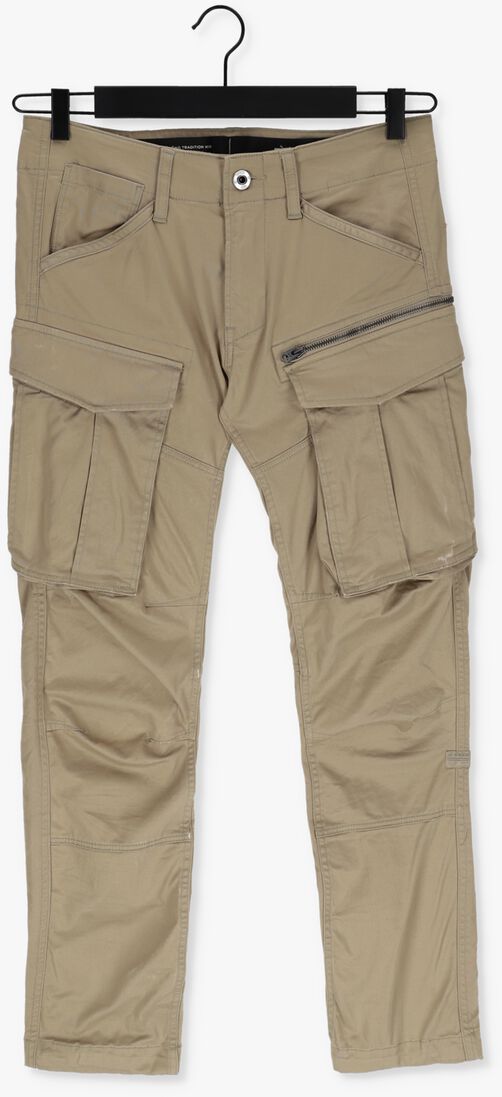 G-STAR RAW khaki g-star raw cargobroeken rovic zip 3d regular tapered