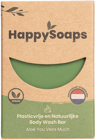 HappySoaps Body Wash Bar Aloë You Vera Much 100gr