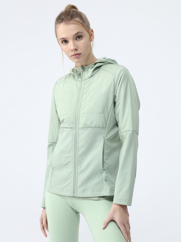 Jaqueta esportiva acolchoada - Verde