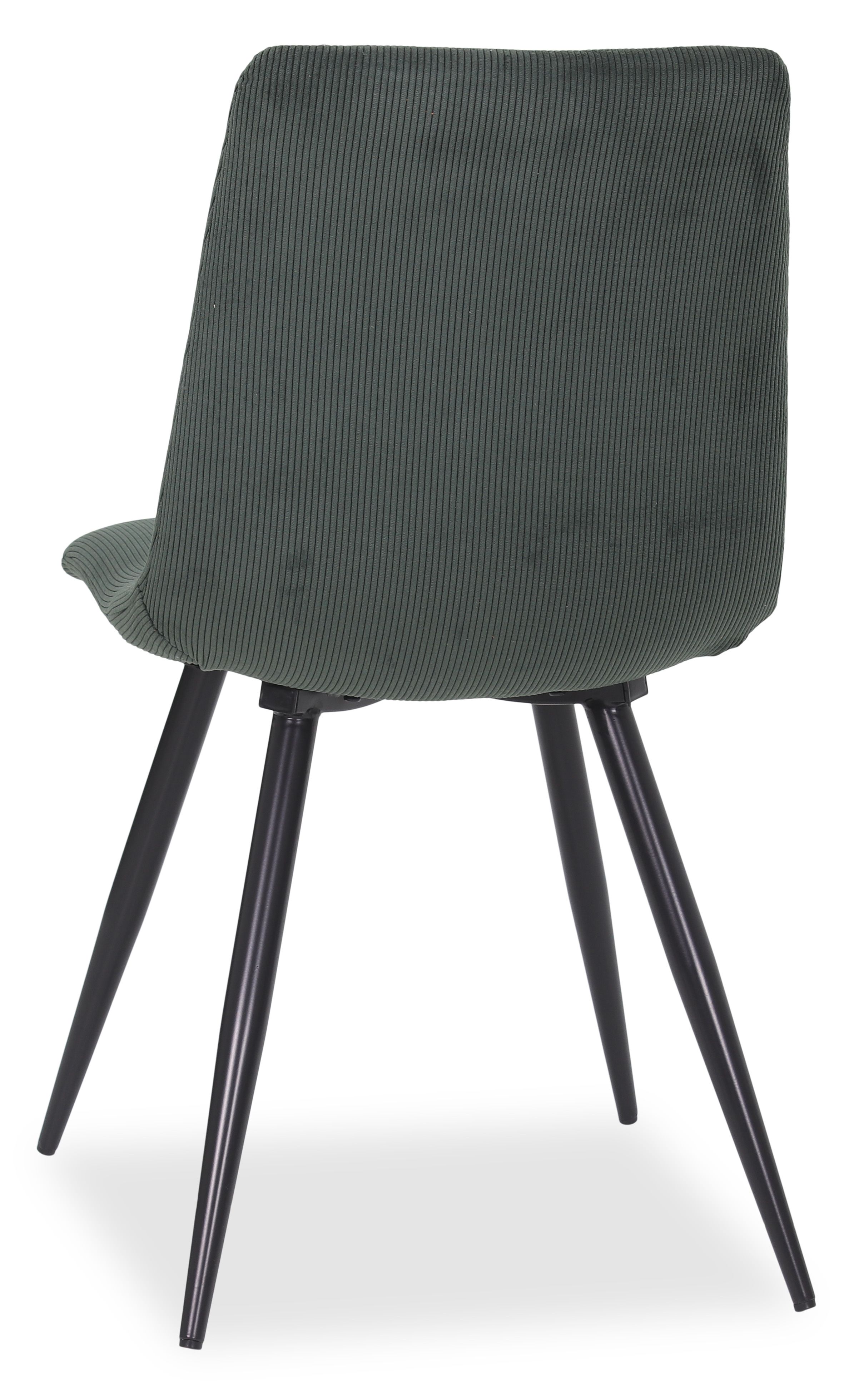 Eetkamerstoel - ribcord army Noor B45 x D54 x H85 cm