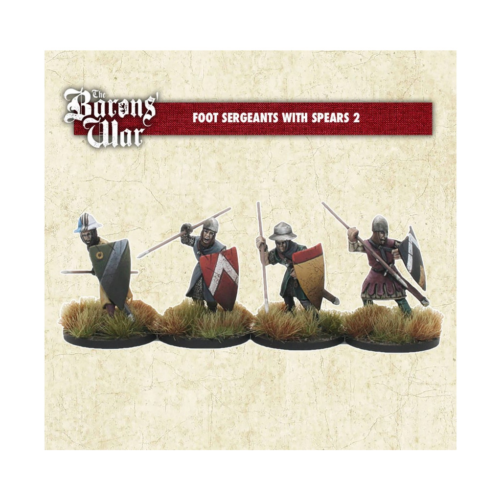The Baron's War - Foot Sergeants with Spears 2