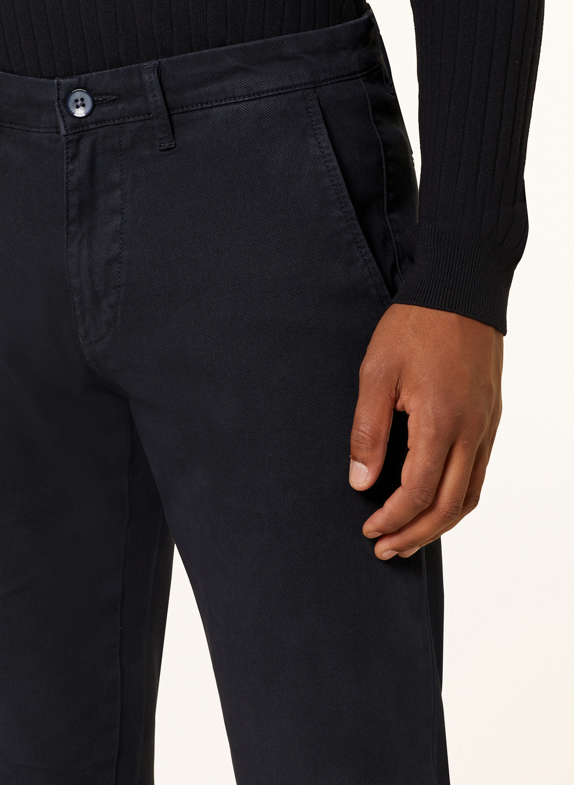STROKESMAN'S Piqué-Chino Slim Fit