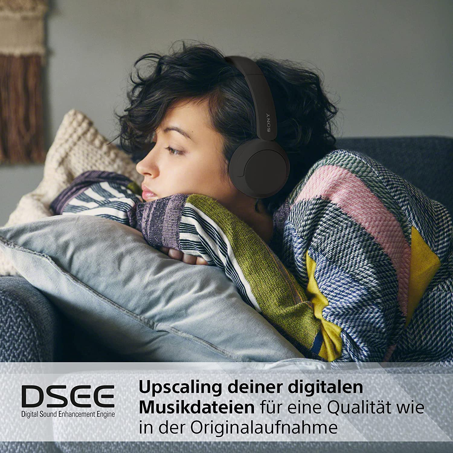 WH-CH520 Bluetooth 5.2 Kopfhörer On-Ear Headset mit Sprachsteuerung (WHCH520W.CE7) - Weiss
