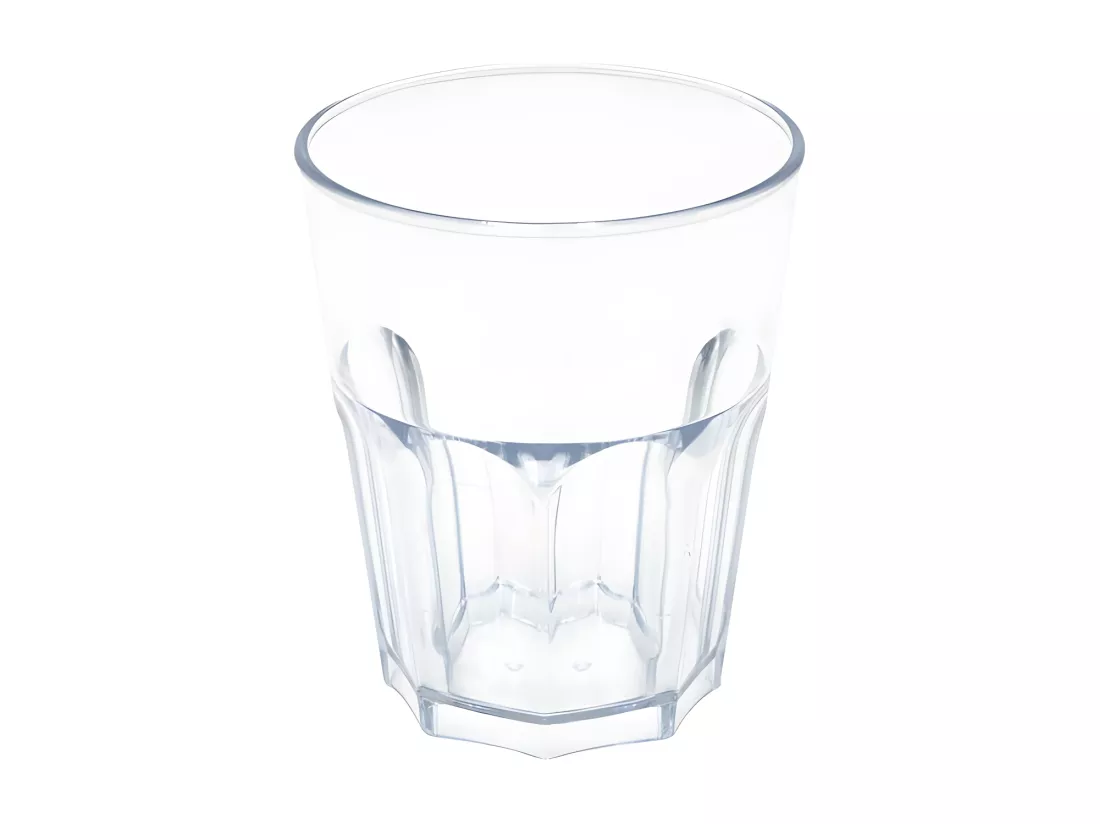 Lot de 8 verres à eau transparents en SAN de 29 cl