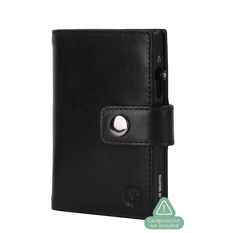Valenta Card Wallet Leather MagSafe Black
