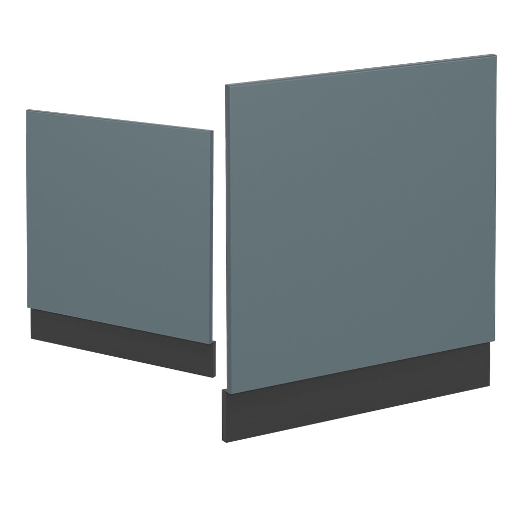 Vicco Geschirrspülerblende Küchenmöbel R-Line Solid Anthrazit Blau Grau 60 cm modern
