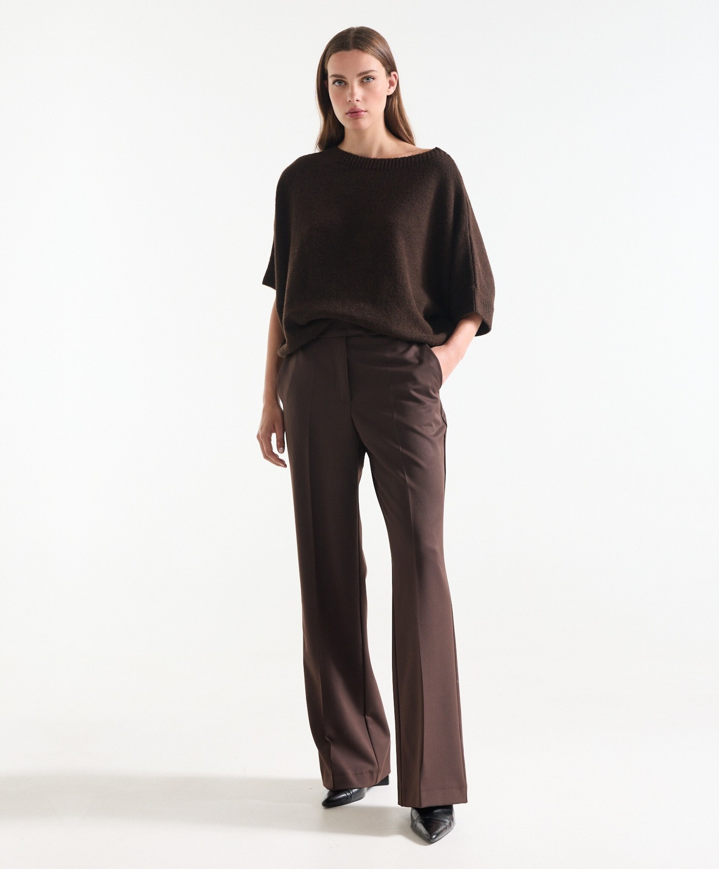 JANSEN Amsterdam Dames trui bruin