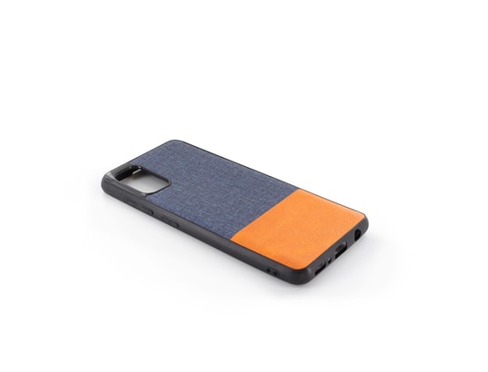MOOOV - Coque smartphone Coque souple bi-matière pour samsung a41 - bleue et orange