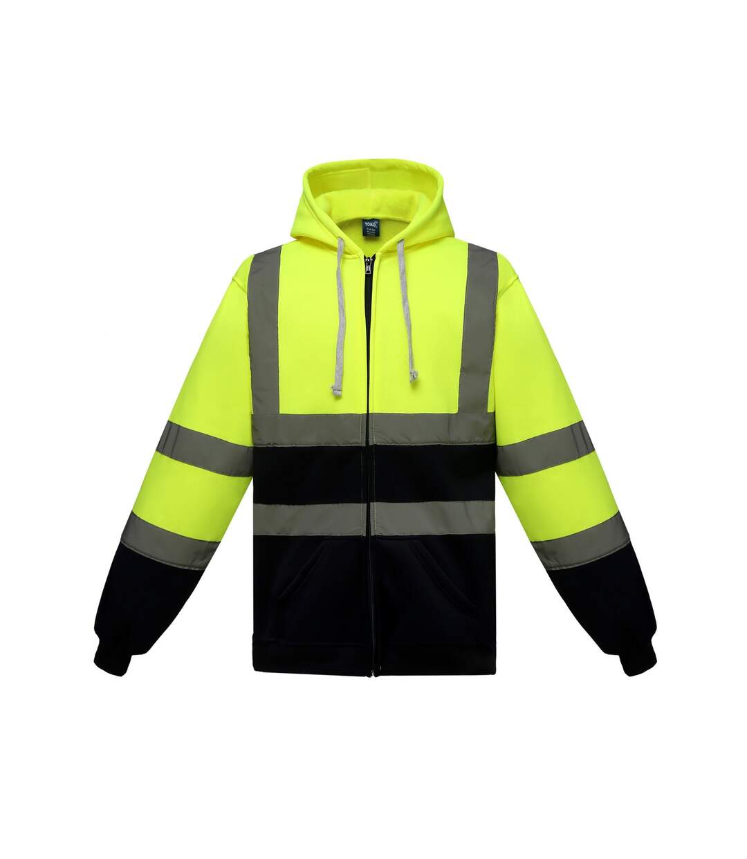 Yoko - Veste à capuche - Homme (Jaune / Bleu marine) - UTBC5590