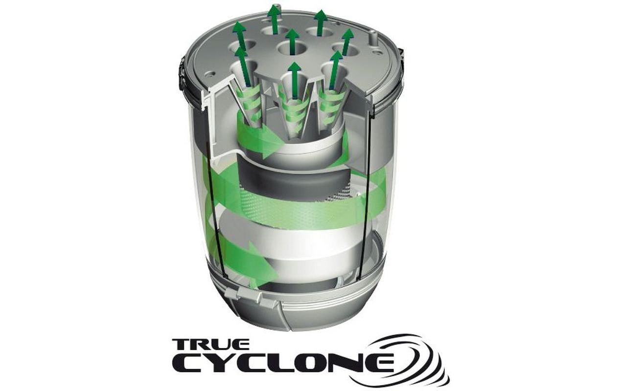 Bodenstaubsauger Cyclone Comfort Clean T6324<br>Beutelloser Staubsauger mit Parksystem