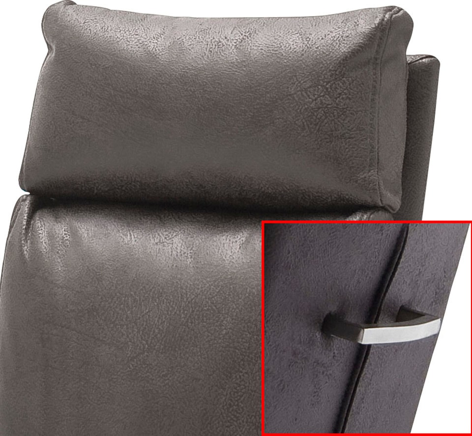 MCA furniture Freischwinger »PIA« (Set) 2 Stk.Stuhl belastbar bis 120 kg, Kissenoptik