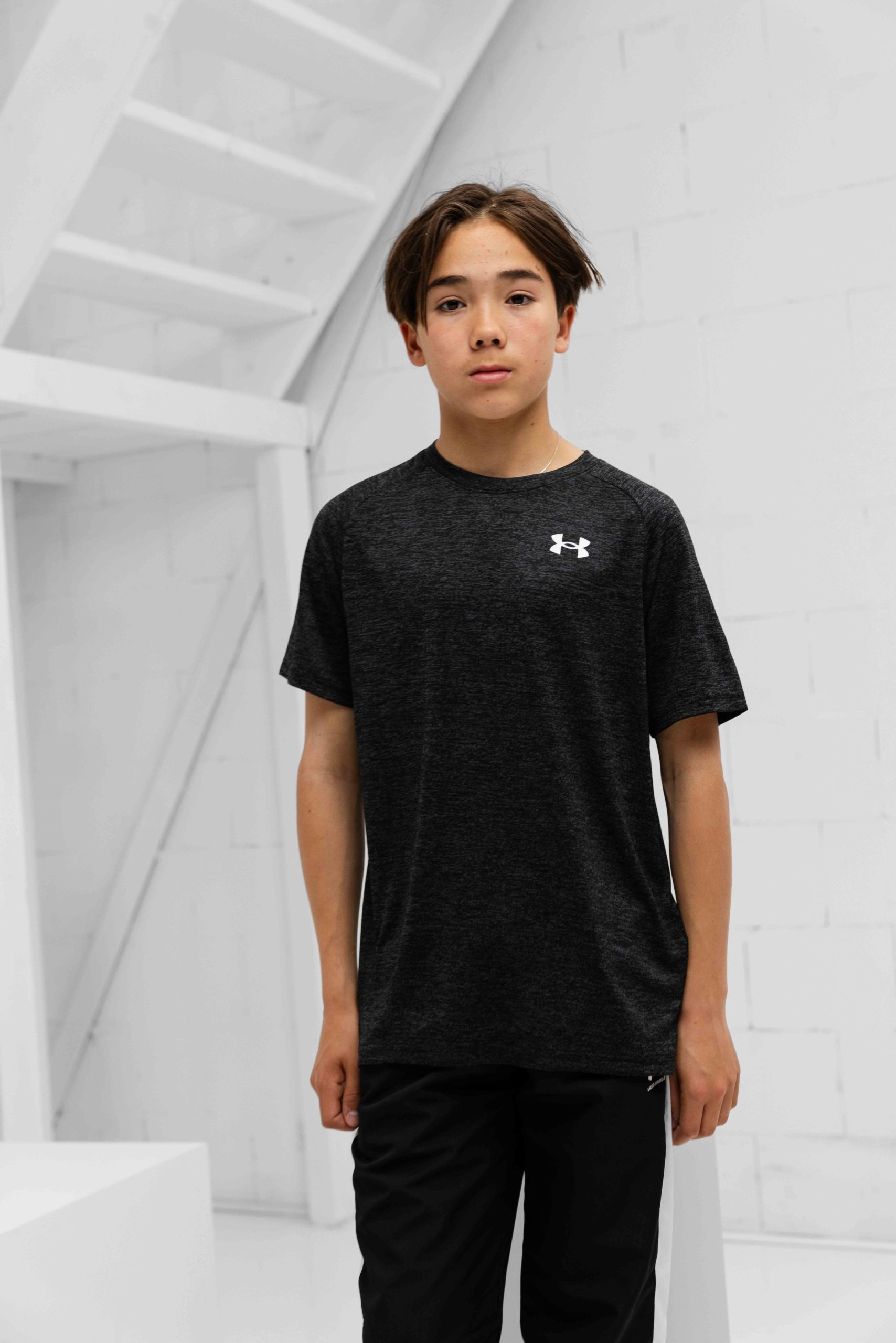 Under Armour Tech 2.0 T-Shirt Kids Zwart