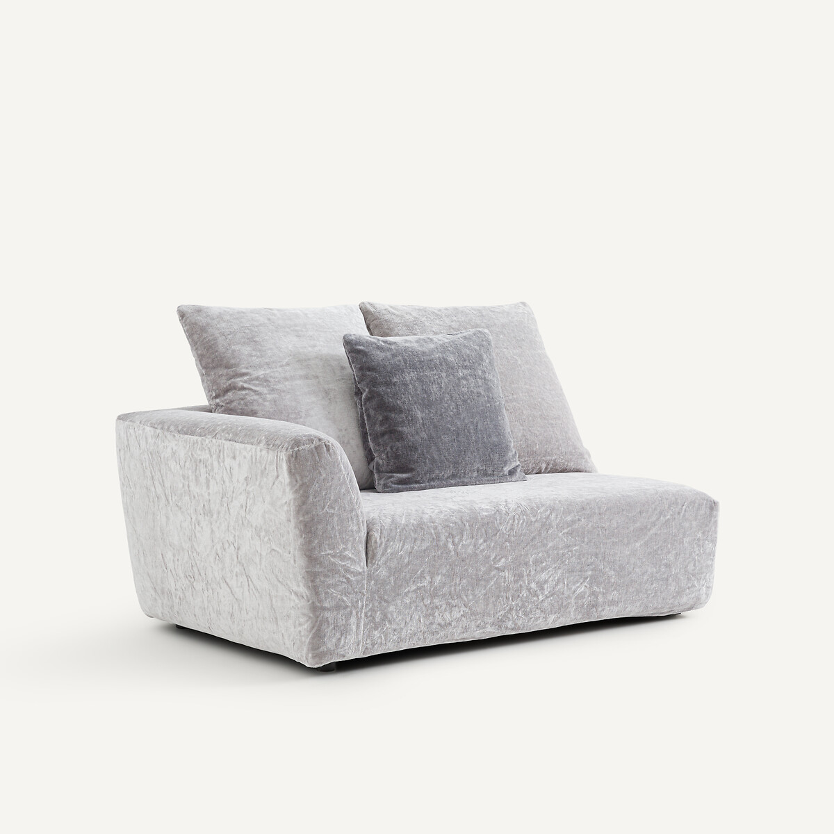 OTTO STUDIO PARA AM.PM<br>Meia poltrona em veludo viscose, Chill