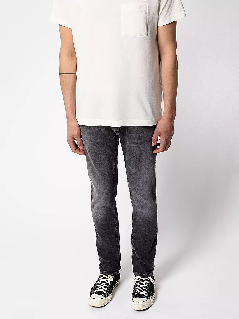 NUDIE JEANS Jeans Grim Tim grau