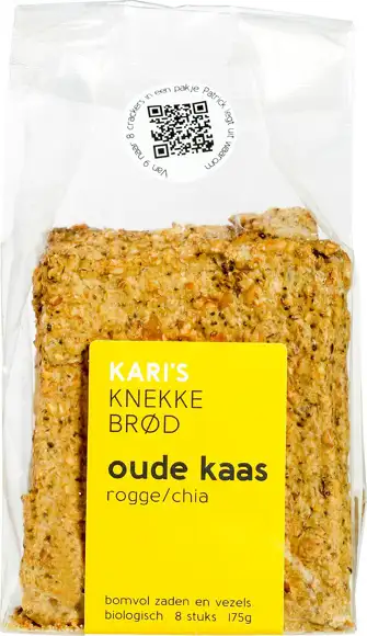Knekkebrød oude kaas