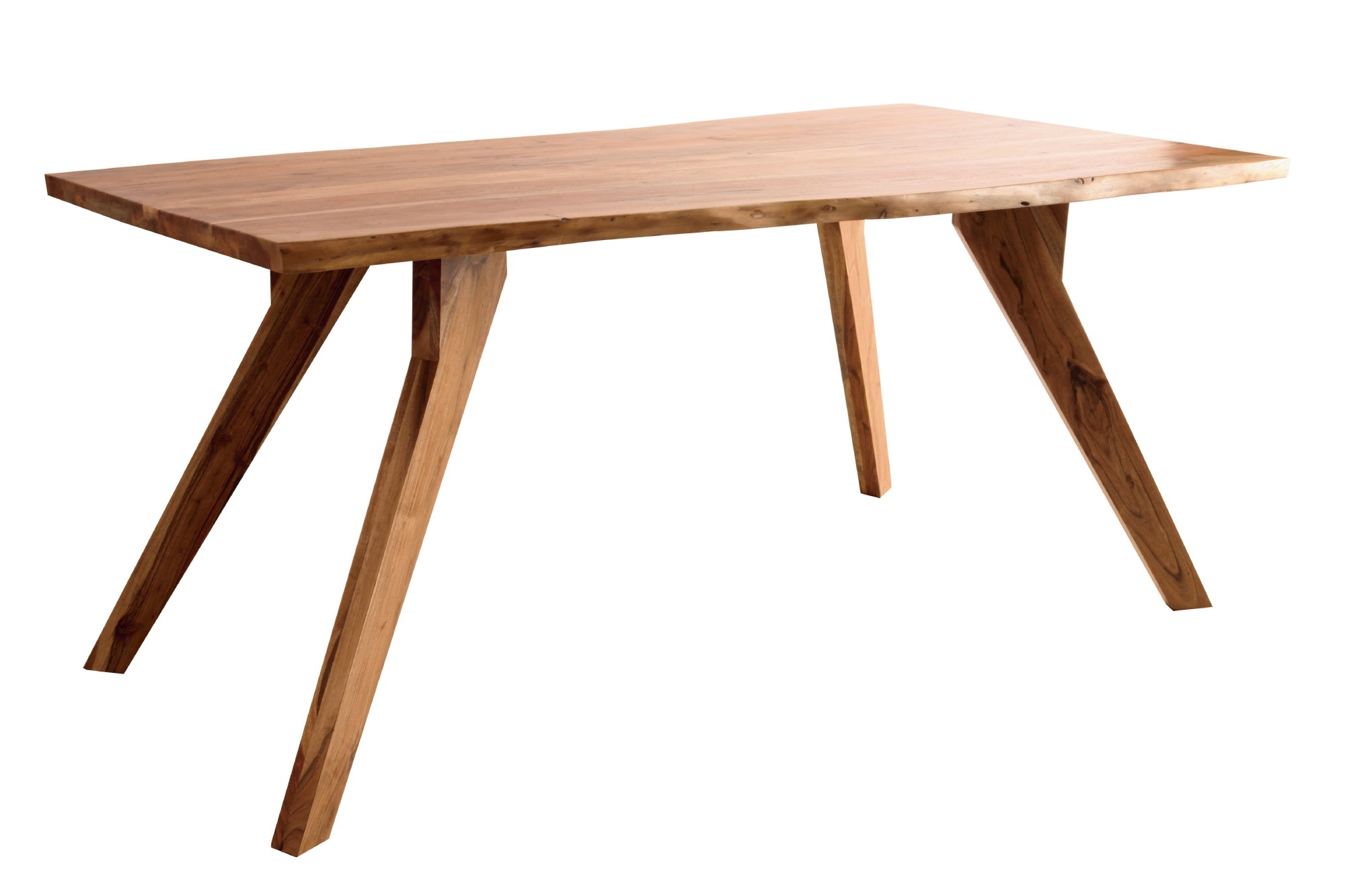 Tisch 'Berkson', aus massivem Akazienholz, natur, B 180 cm, L 90 cm, H 78 cm von fischer's lagerhaus