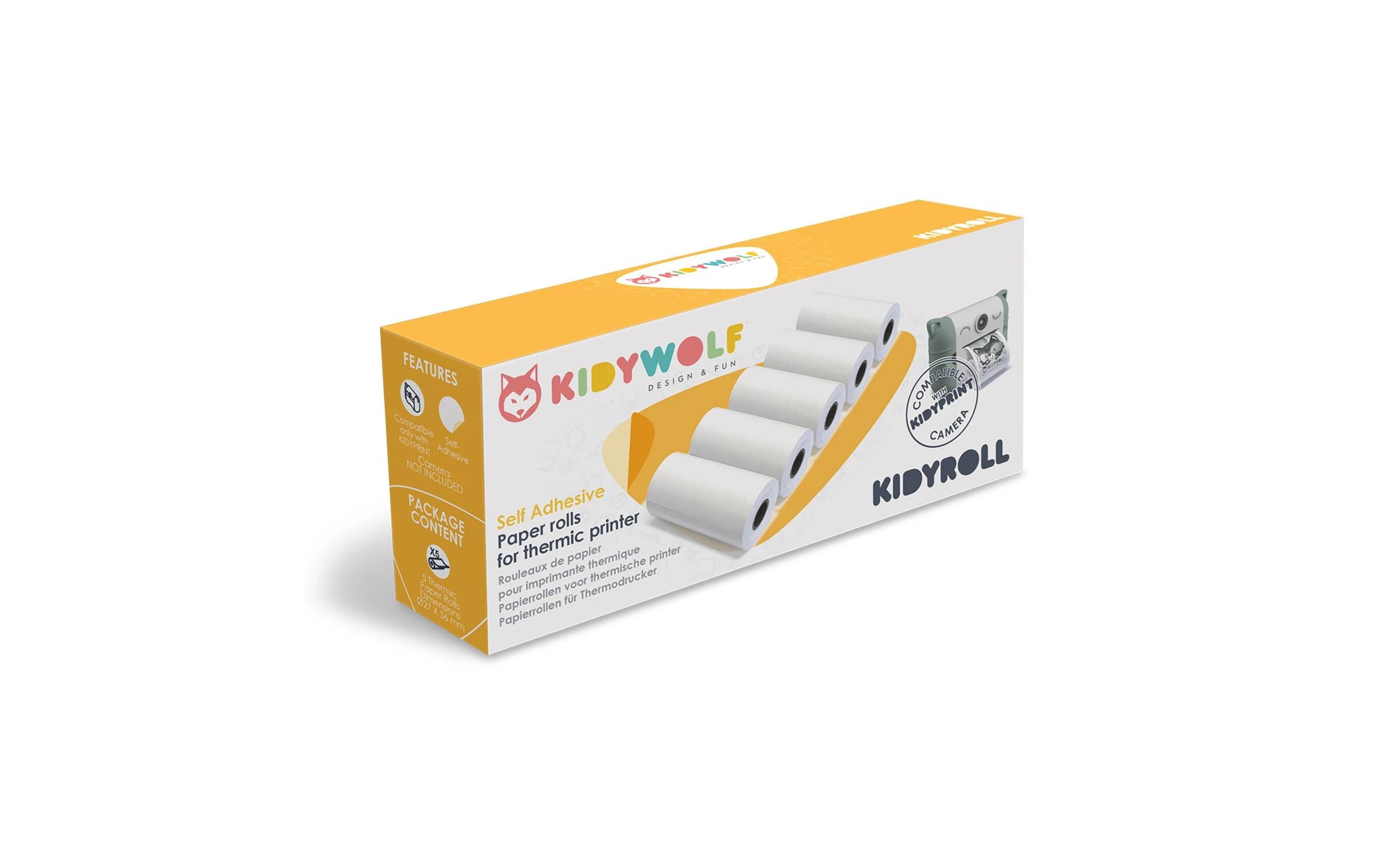 Thermopapier selbstklebend zu Sofortbildkamera 5 RollenSelbstklebendes Thermopapier