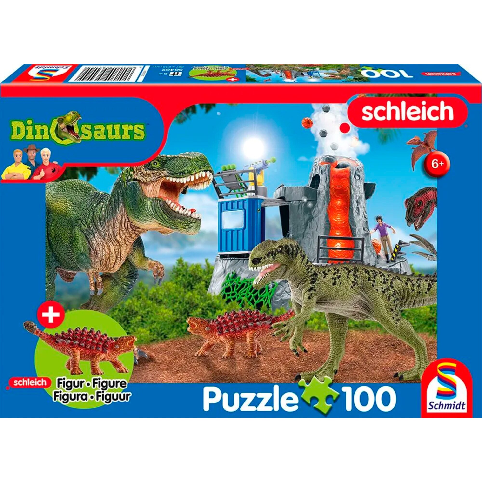 Schmidt Spiele Puzzle Schleich: Dinosaurs – Dinosaurier der Urzeit