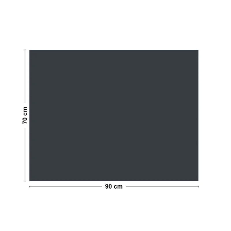Crédence cuisine Fond de hotte ALU : L 90cm x H 70cm - ARDOISE RAL 701