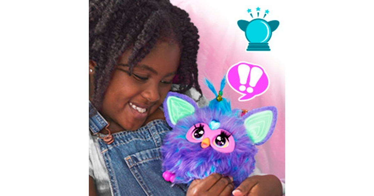 HasbroFurby Paars Pluchenspeelgoed