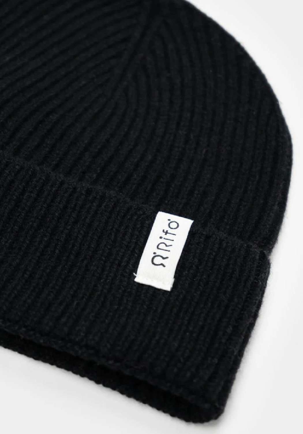 Rifo Beanie Kaschmir Marcello Black Ardesia